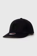 Czapki męskie - Mitchell&Ness czapka z daszkiem z domieszką wełny kolor czarny z aplikacją - miniaturka - grafika 1