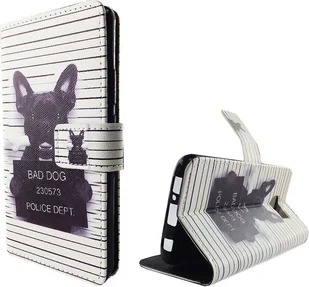 Etui na telefon komórkowy Samsung Galaxy S6 Bad Dog White - Etui i futerały do telefonów - miniaturka - grafika 1