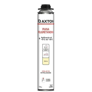 Piana montażowa poliuretanowa do pistoletu 750 ml Axton - Pianki montażowe - miniaturka - grafika 1