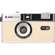 Aparaty analogowe - Aparat analogowy AGFAPHOTO Reusable Camera Beżowy | Bezpłatny transport - miniaturka - grafika 1