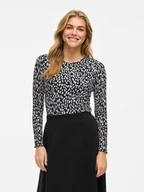 Koszulki i topy damskie - Vila Koszulka "Vilarine" w kolorze czarno-białym - miniaturka - grafika 1