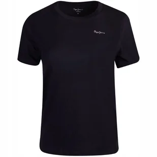 PEPE JEANS KOSZULKA DAMSKA T-SHIRT TOMITA RO CZARNA r.S - Koszulki i topy damskie - miniaturka - grafika 1