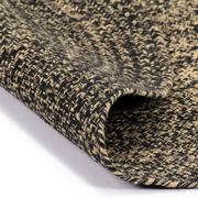 Dywany - vidaXL Ręcznie wykonany dywanik, juta, czarno-brązowy, 240 cm - miniaturka - grafika 1