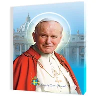 Ikony i obrazy sakralne - Obraz religijny na płótnie Święty Jan Paweł II - miniaturka - grafika 1