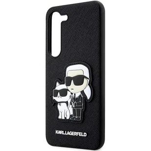 Karl Lagerfeld KLHCS23SSANKCPK S23 S911 hardcase czarny/black Saffiano Karl & Choupette - Etui i futerały do telefonów - miniaturka - grafika 6