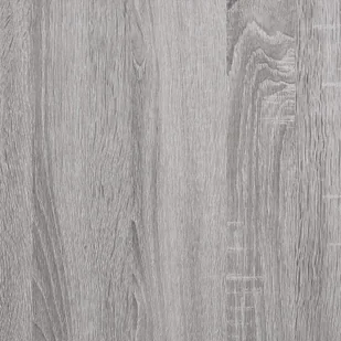 Rama łóżka z wezgłowiem i zanóżkiem, szary dąb, 90x200 cm Lumarko! - Łóżka - miniaturka - grafika 11