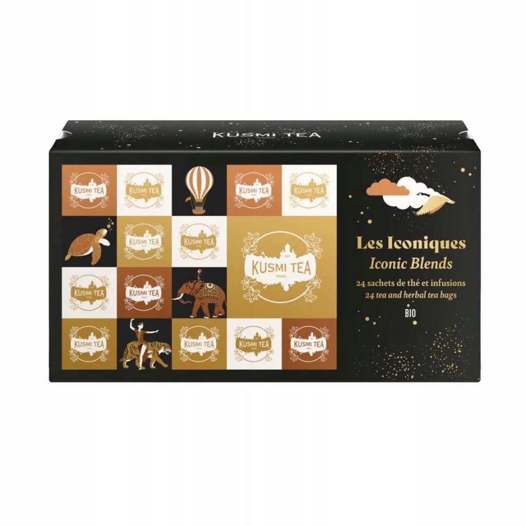 Zestaw herbat bio Les Iconiques Kusmi Tea 24 szt.