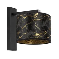 Lampy ścienne - Lampex Ombre kinkiet czarny LPX0086K - miniaturka - grafika 1