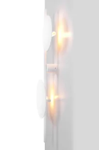 Biały, designerski kinkiet z dwoma kołami K-5324 z serii PERO - Lampy ścienne - miniaturka - grafika 4