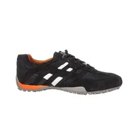 Sneakersy męskie - Geox Respira Sport Snake K męskie sneakersy niskie buty granatowy, rozmiar:EUR 42 - miniaturka - grafika 1