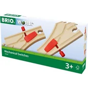 Pociągi dla dzieci - Brio Zwrotnice machaniczne 2 szt. - miniaturka - grafika 1