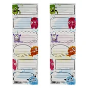 Szkolne artykuły papiernicze - Naklejki Na Zeszyt Monster Starpak 495015 - miniaturka - grafika 1