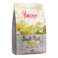 Sucha karma dla psów - Single Meat Adult, kurczak z kwiatami rumianka i dynią 1 kg - miniaturka - grafika 1