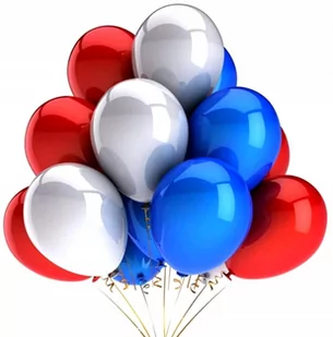 Balony Mix metaliczne 50szt Ślub Wesele Urodziny - Wesele i ślub - miniaturka - grafika 1
