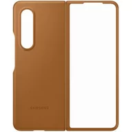 Etui i futerały do telefonów - Samsung Etui Leather Cover do Galaxy Z Fold 3 EF-VF926LAEGWW Brązowy - miniaturka - grafika 1