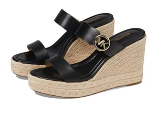 Michael Kors Lucinda Damskie espadryle na koturnie, Czarny (Black), 41 EU - Espadryle damskie - miniaturka - grafika 1