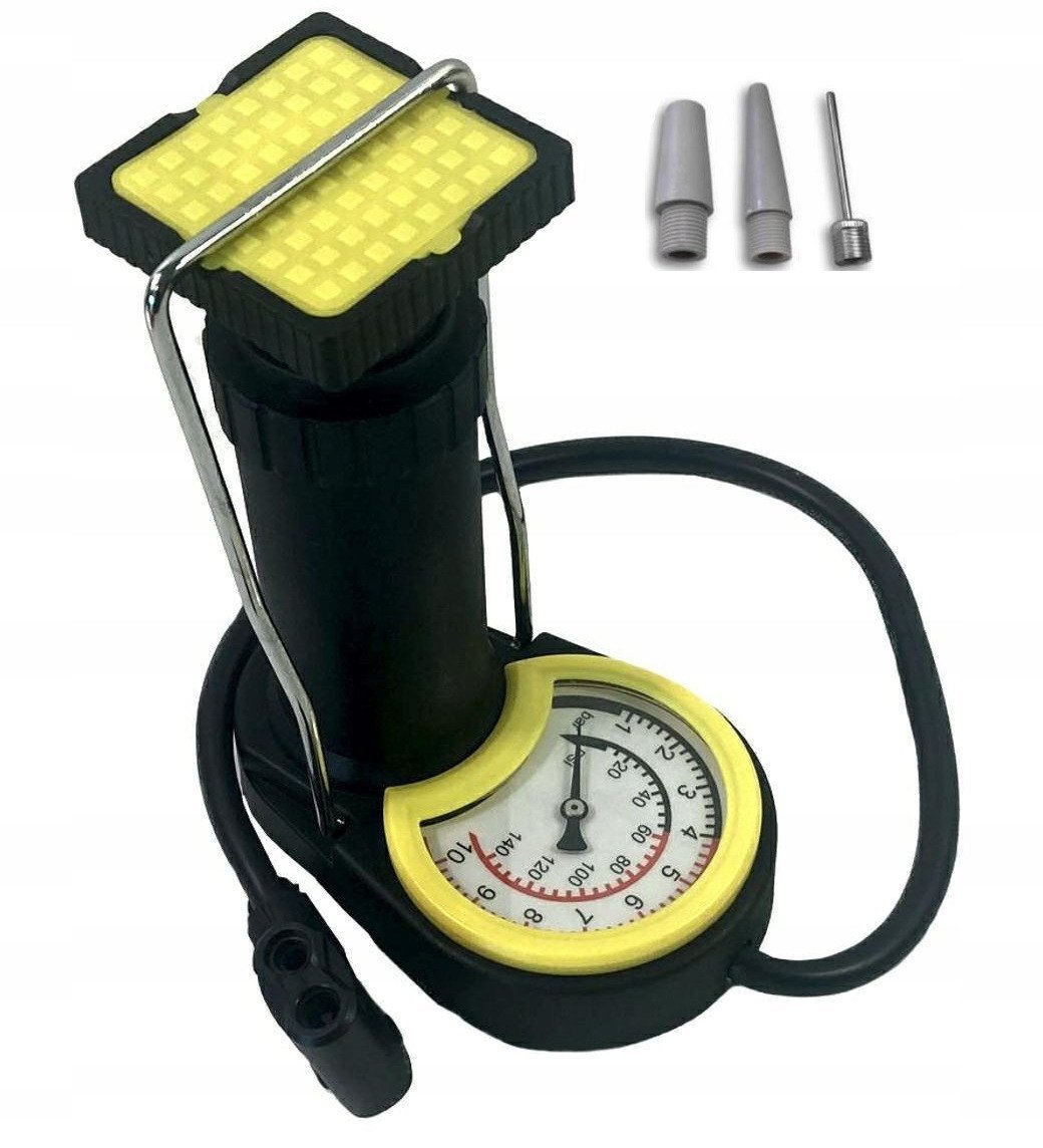 Pompka nożna do pompowania kół