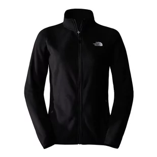 Bluza The North Face 100 Glacier Full-Zip Fleece 0A855OJK31 - czarna - Bluzy sportowe damskie - miniaturka - grafika 1