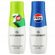 Syropy i koncentraty owocowe - Zestaw Syrop SodaStream 7up Free 440ml+Pepsi 440ml - miniaturka - grafika 1
