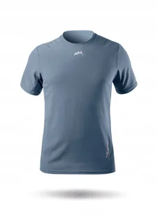 Zhik Koszulka Męska Sportowa Ochrona UPF50+ Wodoodporna Xwr Szara 2XL - Koszulki męskie - miniaturka - grafika 1