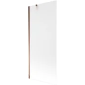 Parawany nawannowe - Mexen Next parawan nawannowy 1-skrzydłowy 80 x 150 cm, szron, różowe złoto - miniaturka - grafika 1