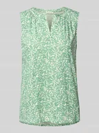 Koszulki i topy damskie - Top o kroju regular fit z mieszanki bawełny i modalu - miniaturka - grafika 1