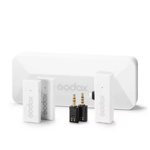Godox MoveLink Mini LT (Lightning) Kit 2 (Biały) system bezprzewodowy 2,4 GHz - Kamery cyfrowe - akcesoria - miniaturka - grafika 1