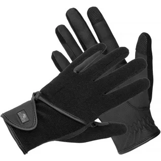 Rękawiczki jeździeckie - Rękawiczki START Bacan czarne, rozmiar: S - grafika 1
