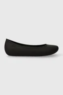 Baleriny - Crocs baleriny Brooklyn Flat kolor czarny 203998 - miniaturka - grafika 1