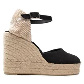 Espadryle damskie - Espadryle Castañer Carol/8ED/001 020975-100 Czarny - miniaturka - grafika 1