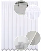 Firany - Firana gotowa Firany 220x200 cm Firanki Cyrkonia ! - miniaturka - grafika 1