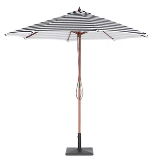 Beliani Parasol ogrodowy 260 cm czarno-biały FERENTILLO 140302 - Parasole ogrodowe - miniaturka - grafika 1