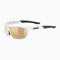 Okulary przeciwsłoneczne - Okulary przeciwsłoneczne UVEX Sportstyle 706 CV V white matt/litemirror red - miniaturka - grafika 1