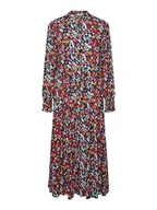 Koszulki i topy damskie - YAS Damska sukienka Yasalira Ls Long Shirt Dress S. Noos, Garden Topiary/Aop:Small Flower Print, S - miniaturka - grafika 1