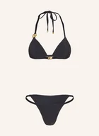 Moda i Uroda OUTLET - Dolce & Gabbana Bikini Trójkątne schwarz - miniaturka - grafika 1