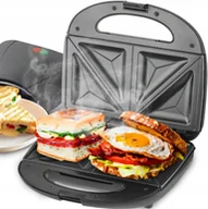 Tostery - Toster Retoo Opiekacz Toster do kanapek ER1223 czarny 750 W - miniaturka - grafika 1