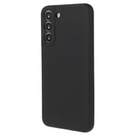 Etui i futerały do telefonów - Dla Samsung Galaxy S21 FE 5G Gumowane etui na telefon TPU Podszewka z włókna Anti-Scratch Cover Czarny Black - miniaturka - grafika 1
