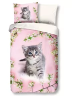 Pościel dla dzieci - Good Morning Komplet pościeli "Pussycat" w kolorze jasnoróżowym - miniaturka - grafika 1
