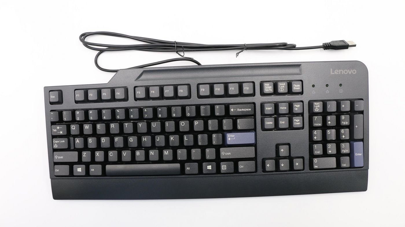 USB QWERTY keyboard with 109