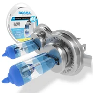 Żarówki samochodowe - BOSMA Żarówki H4 Super White - BOX 2 szt. 3462 - miniaturka - grafika 1