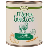 Mokra karma dla psów - Lukullus Menu Gustico, jagnięcina z marchewką, ziemniakami i dynią - 6 x 800 g - miniaturka - grafika 1