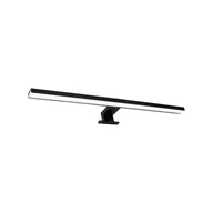 Lampy ścienne - Kinkiet ścienny Samos czarno-biały LED 12W 4000K 1350lm nad lustro wym: 4,4 x 60 x 10 cm aluminium IP44 Polux - miniaturka - grafika 1