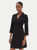 Sukienki - Tommy Hilfiger Sukienka codzienna Modern Cody WW0WW47868 Czarny Regular Fit - miniaturka - grafika 1