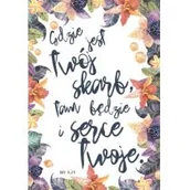 Kartki okolicznościowe i zaproszenia - Szaron A Kartka składana Gdzie jest twój skarb - miniaturka - grafika 1