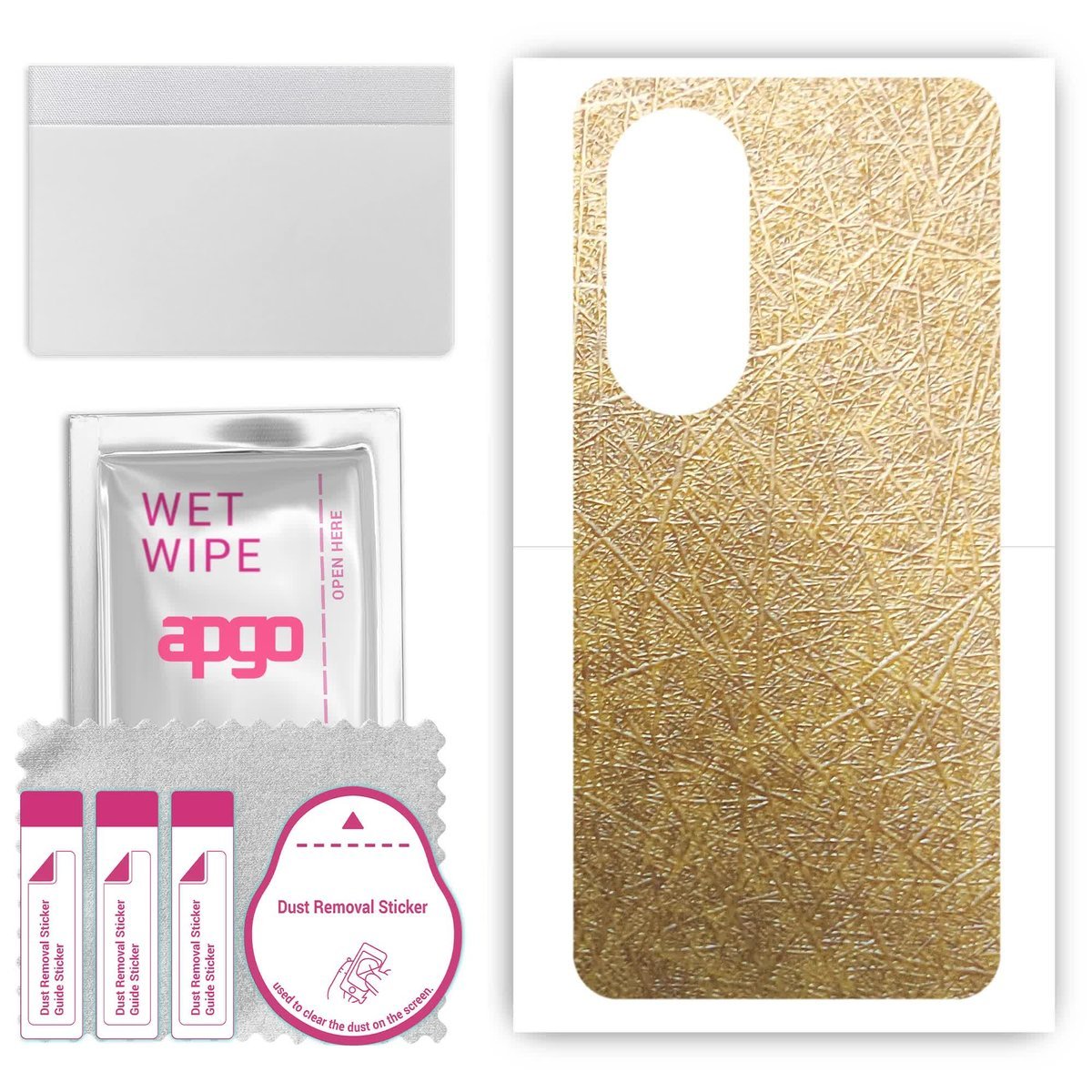 Folia naklejka skórka strukturalna na TYŁ do Oppo Reno K12x 5G - Tkanina Włókno - apgo SKINS