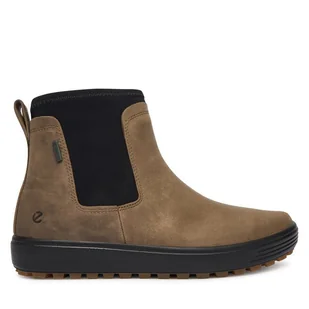 Sztyblety ECCO Soft 7 Tred W 45046302559 Brązowy - Botki damskie - miniaturka - grafika 1