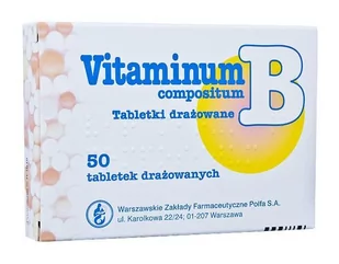 TEVA VITAMINUM B COMPOSITUM 50 tabl. - Witaminy i minerały - miniaturka - grafika 1