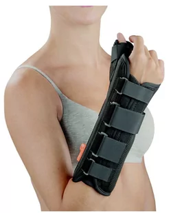 Długa orteza nadgarstka z ujęciem kciuka - dobra stabilizacja, otwarta konstrukcja, wygodne zapięcie na pasy Velcro&#x00AE; - Orthoservice (PolFIT 22) - Ortezy, stabilizatory i opaski elastyczne - miniaturka - grafika 1