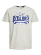 Koszulki męskie - Jack & Jones Koszulka "Logo" w kolorze białym - miniaturka - grafika 1