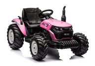 Tory, garaże, parkingi - Traktor Na Akumulator HC-306 Różowy 24V - miniaturka - grafika 1